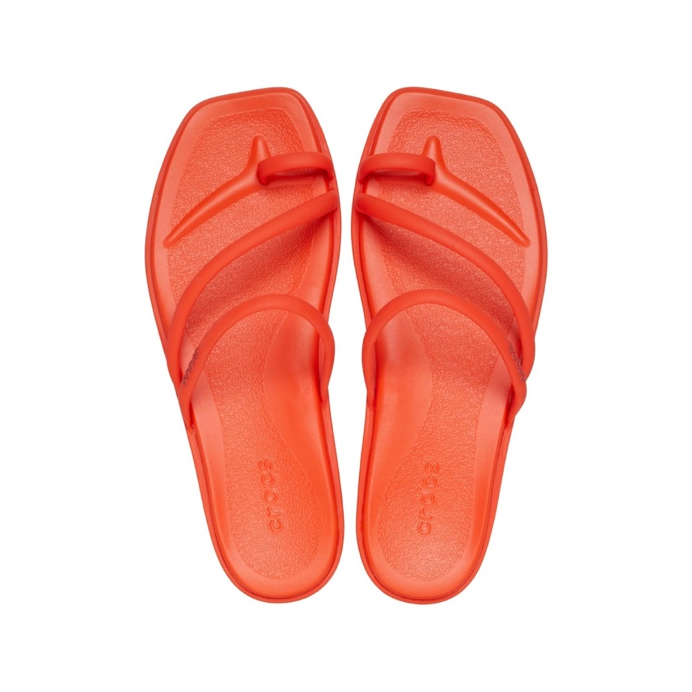 CROC Miami Toe Loop Lava Slide Sandals - Picture 2 of 3